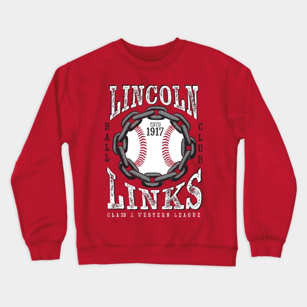 Lincoln Links Crewneck Sweatshirt by MindsparkCreative